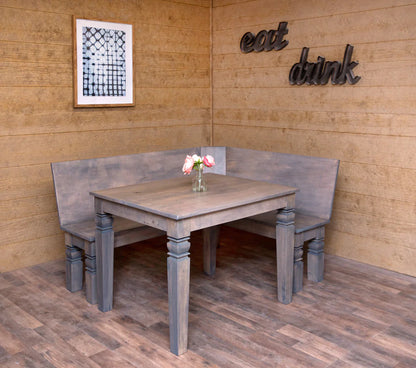 Square farmhouse dining table