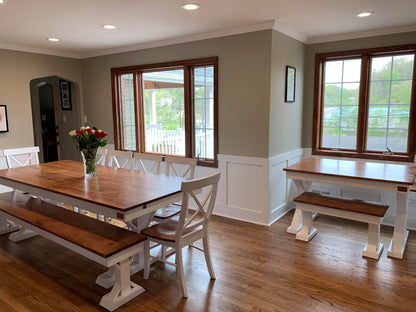 Single X Chair Modern Dining Seat That Pairs With Tables And Is Stainable To Match