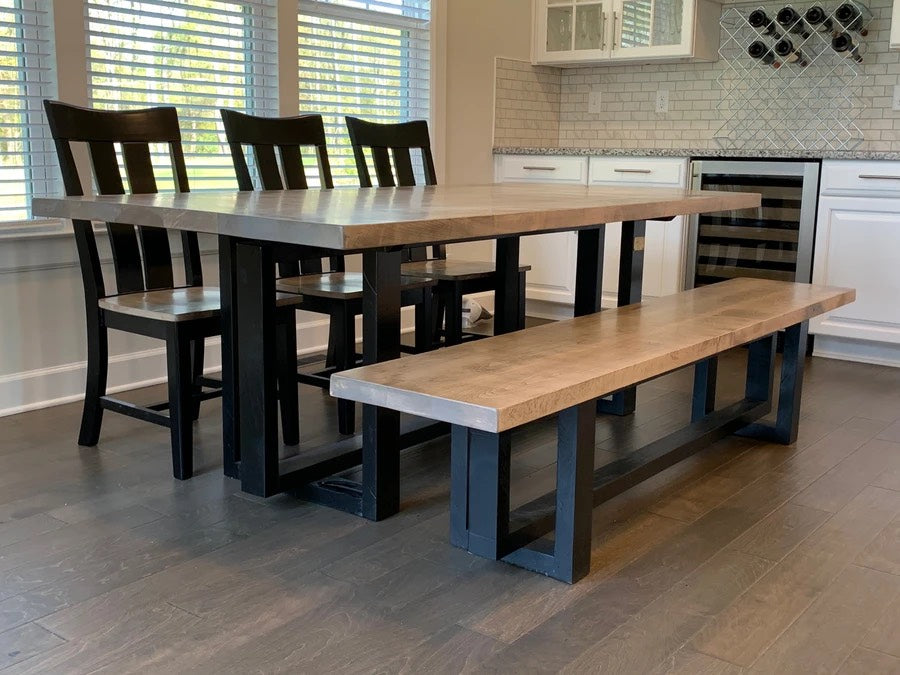 Heston Bench For Standard Tables 18 Inch High Length Matched To Your Table