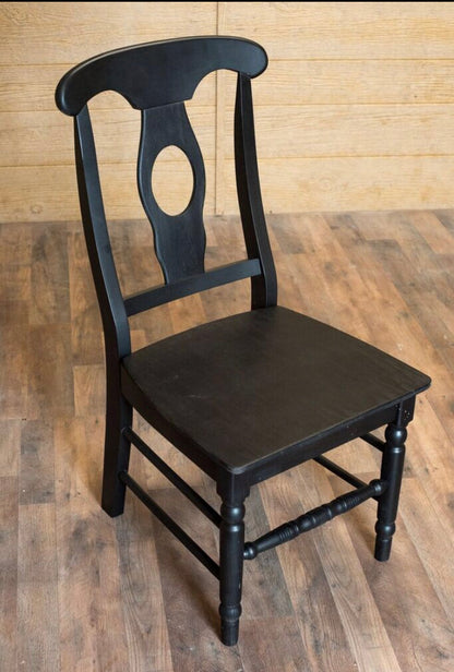 Empire Chair For Standard 30 Inch Tables, 18 Inch Seat, Custom Stain Or Paint Finish