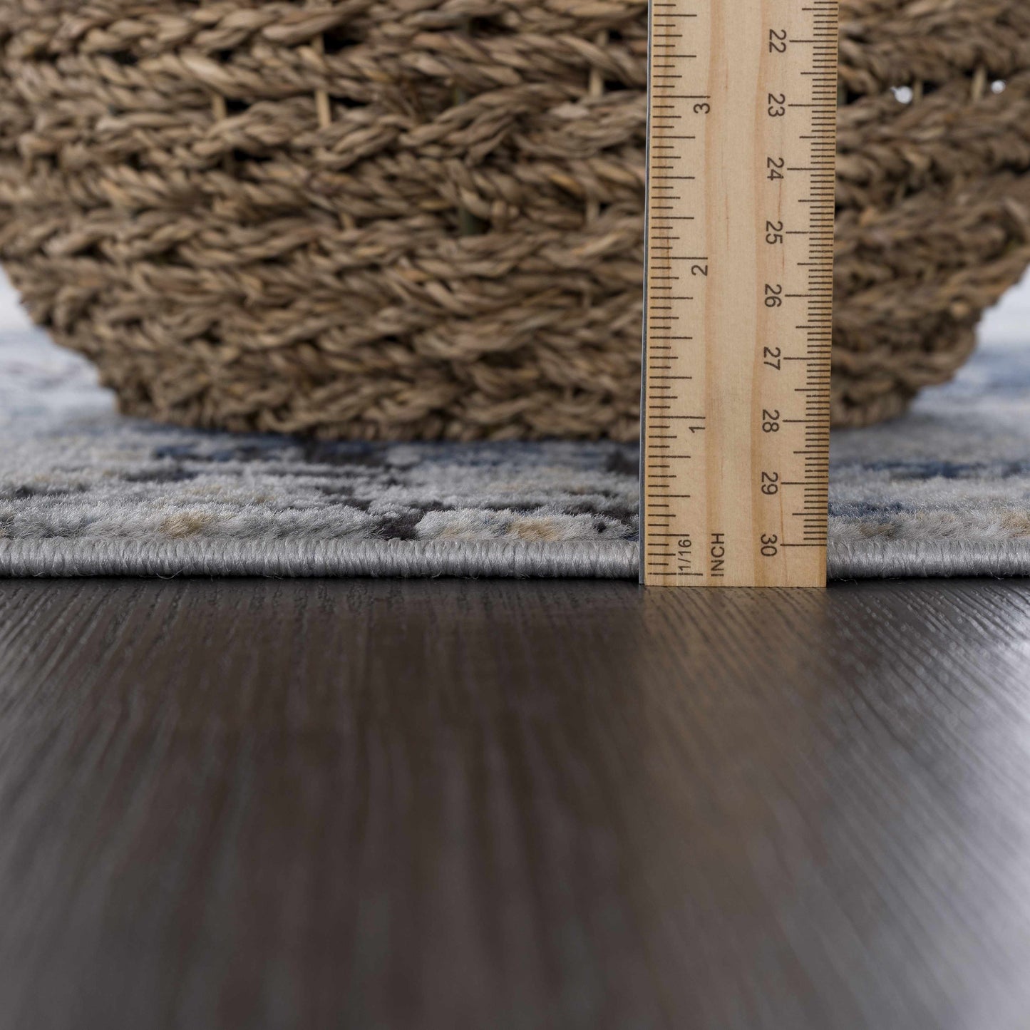 Blue Abstract Area Rug - Modern Stylish Design for Interiors