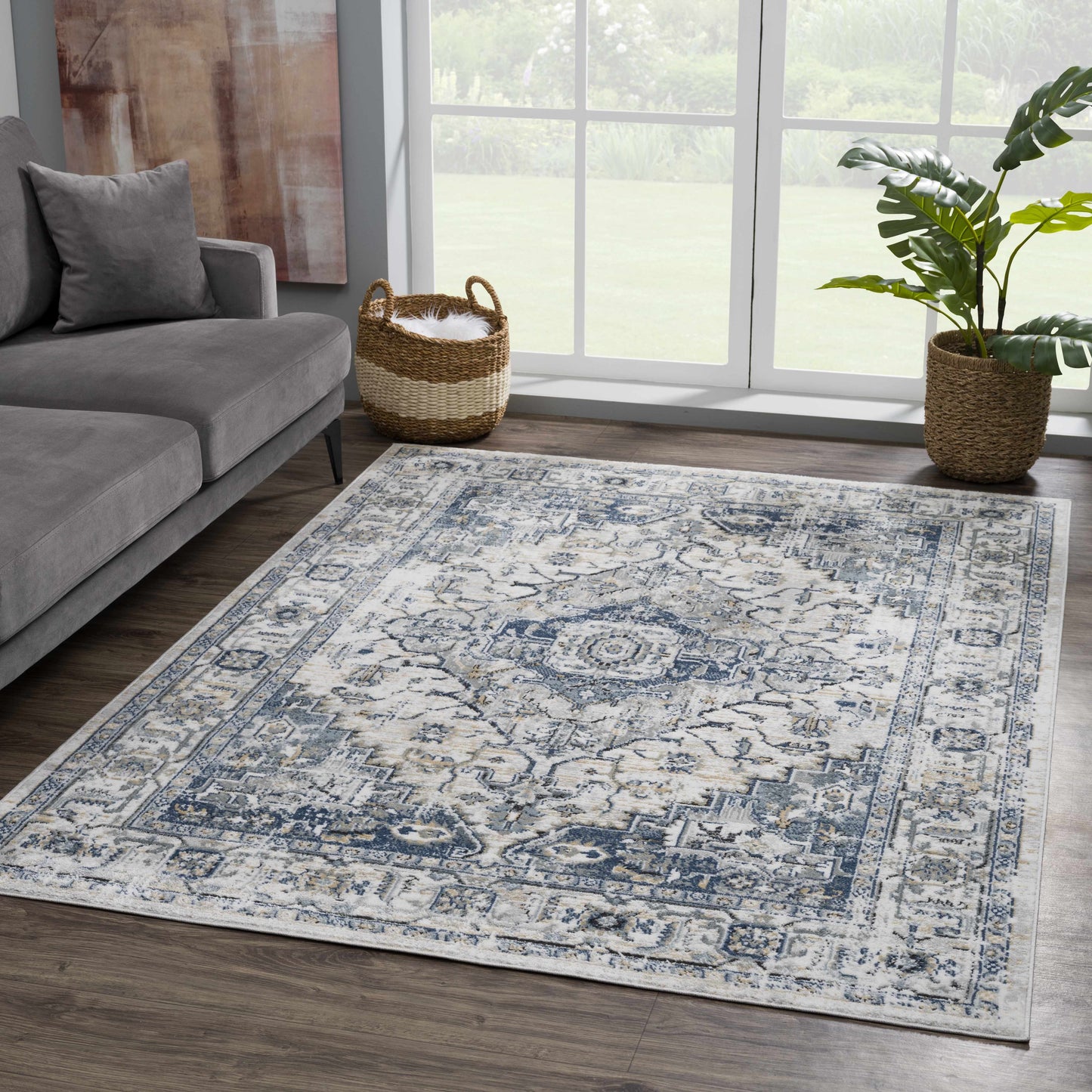 Murrindindi Area Rug - Soft Durable Stylish Living Room Accent
