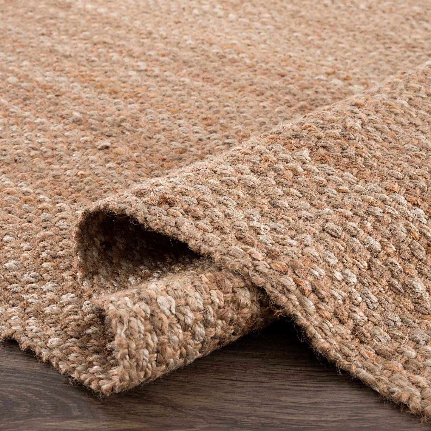 Braided Jute Area Rug - Eco-Friendly Natural Fiber Floor Decor
