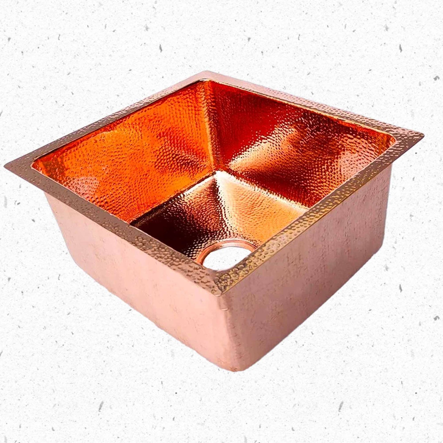 Rustic copper sink