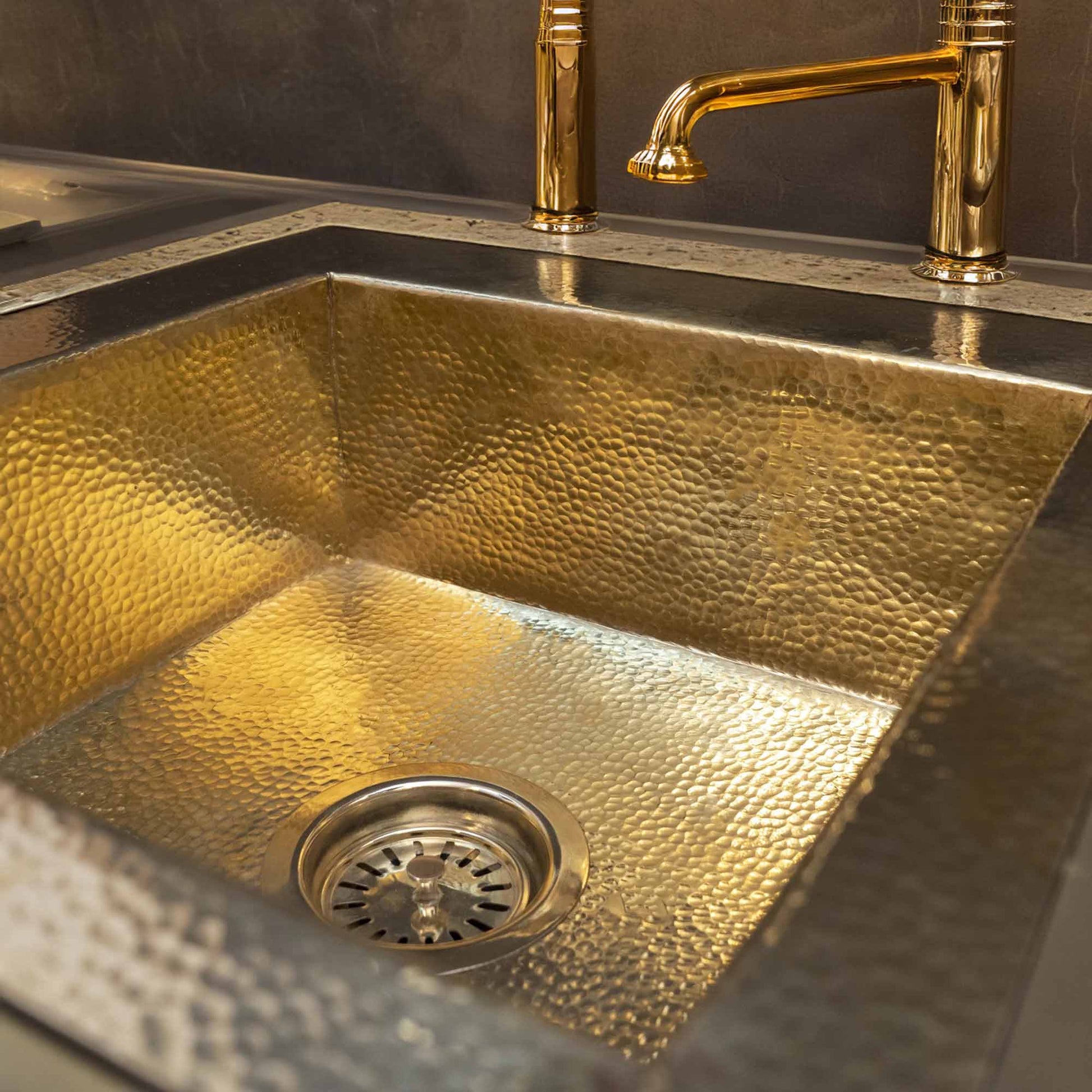 Bar sink brass
