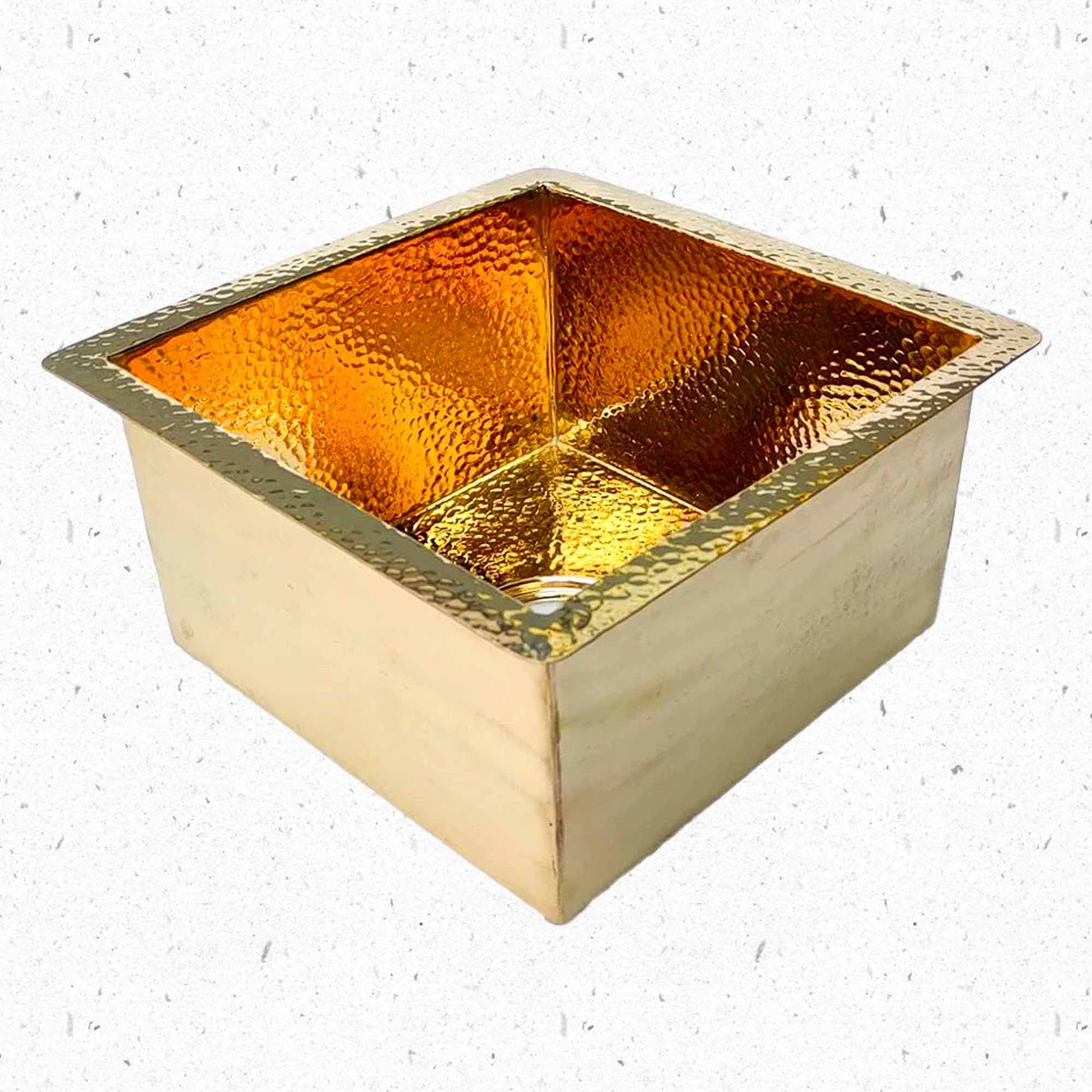 Handcrafted brass sink design