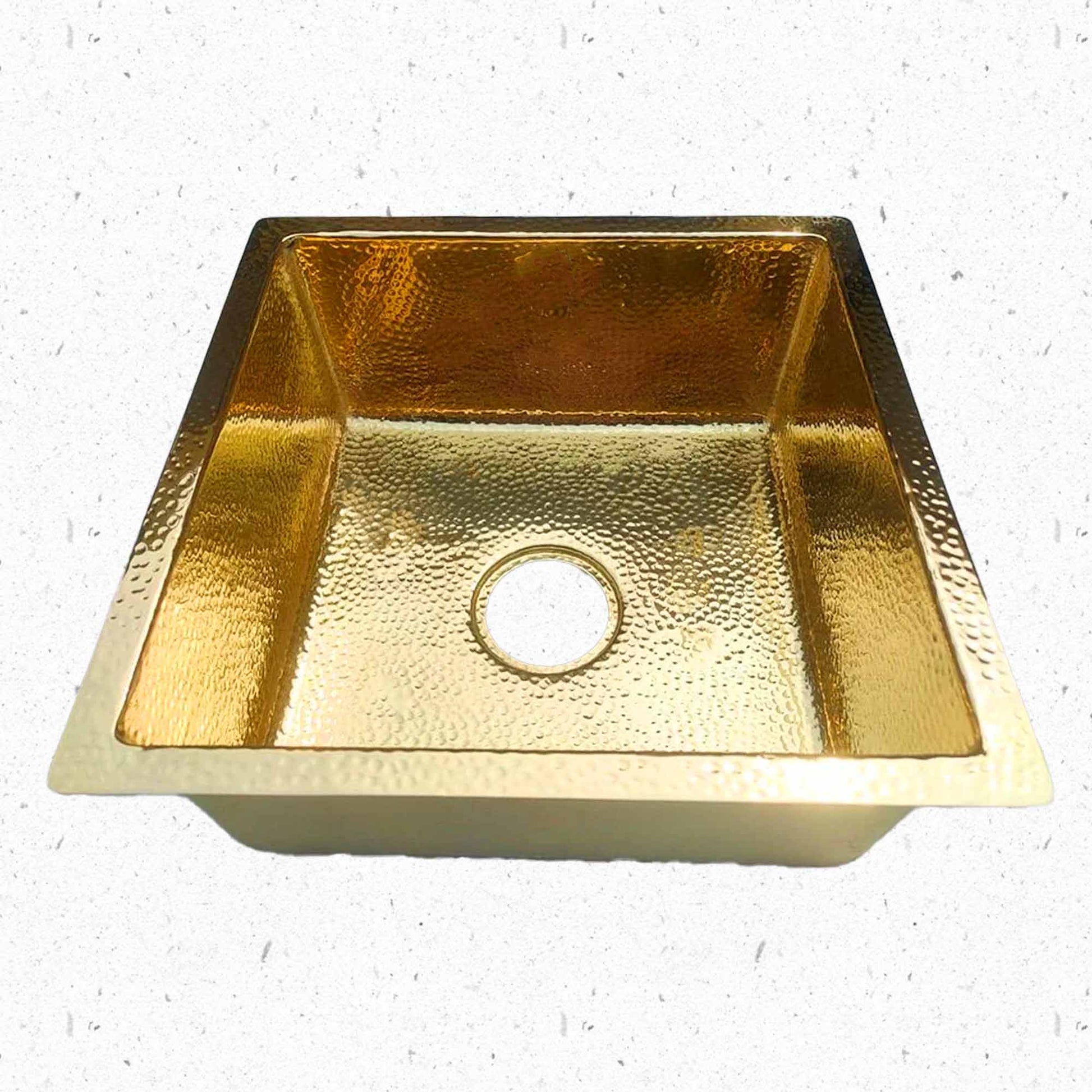 Kitchen brass sink