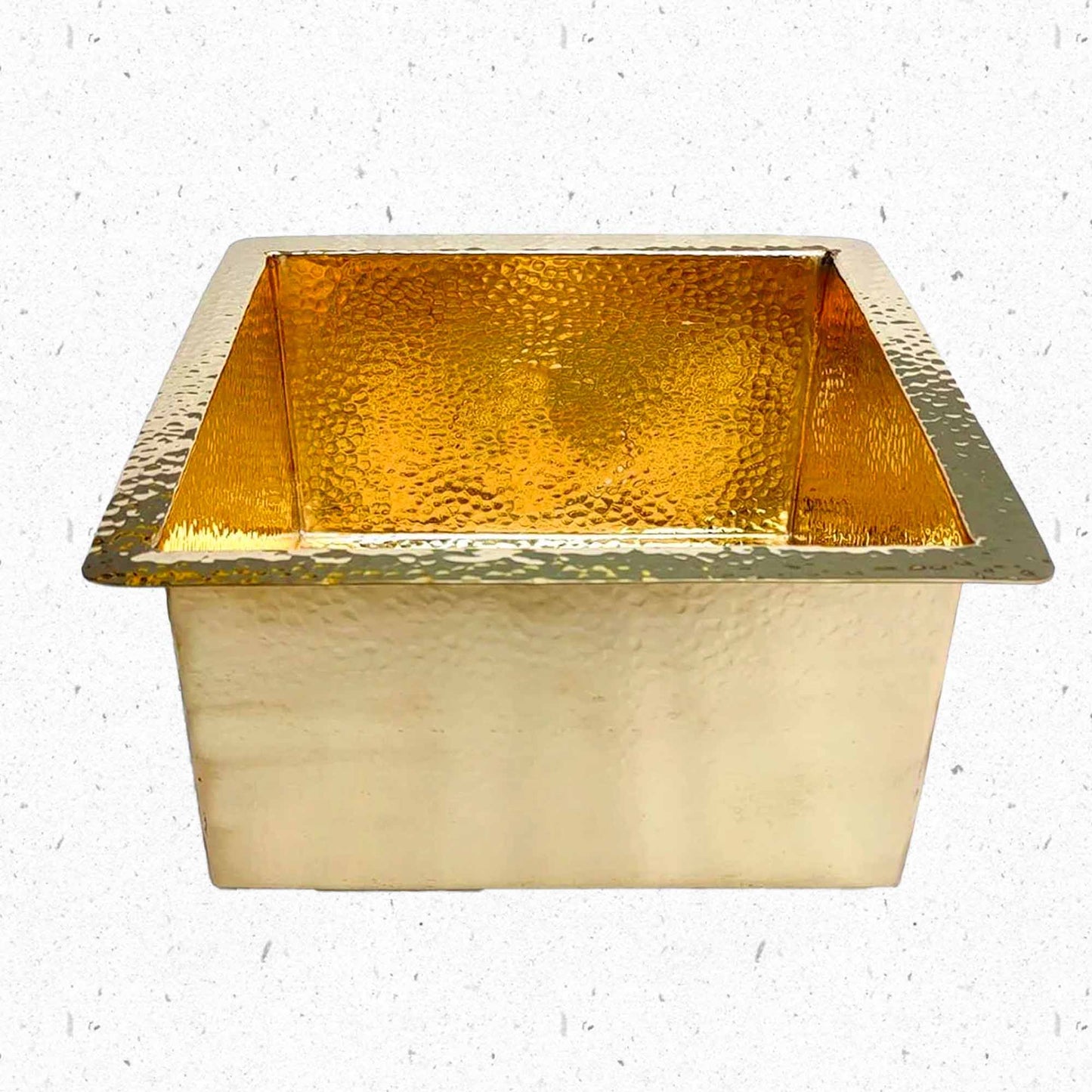 Brass gold kitchen sink
