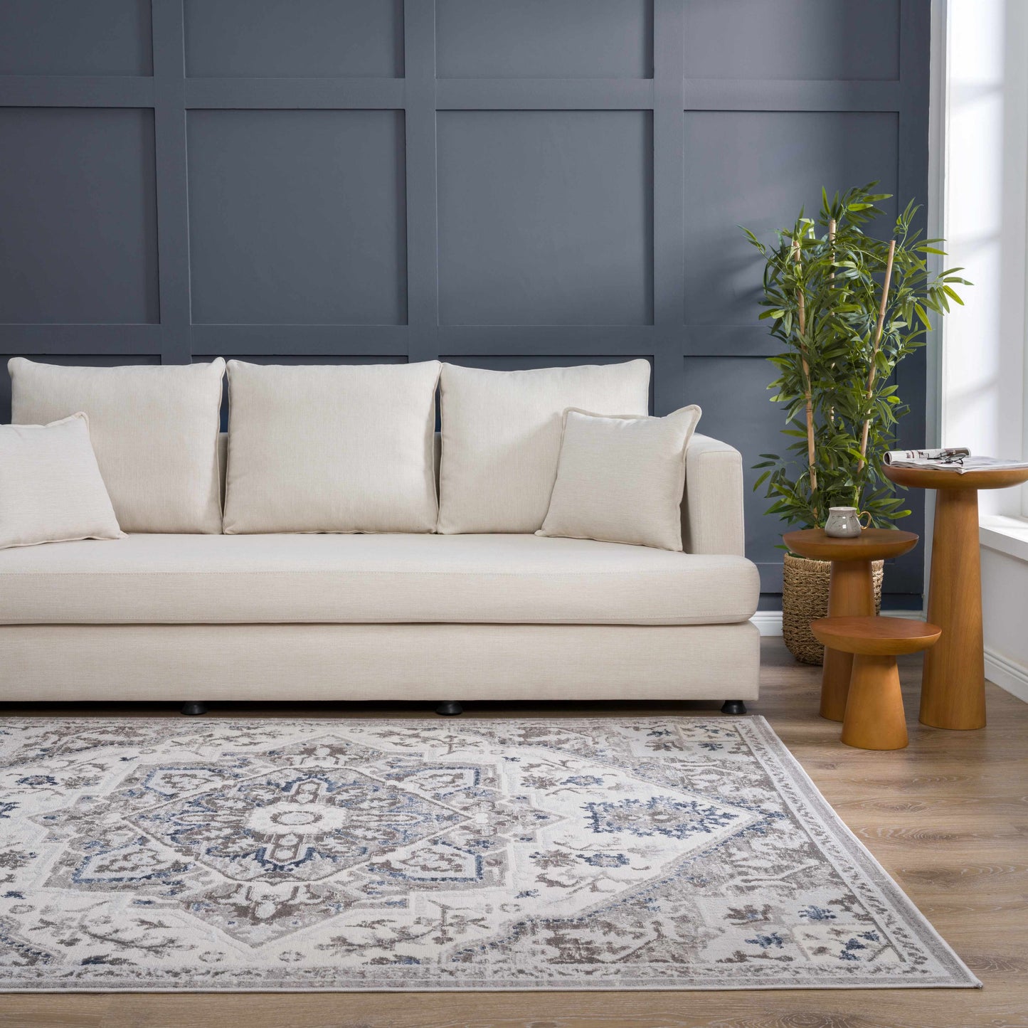 Geometric Area Rug - Elegant Modern Home Decor