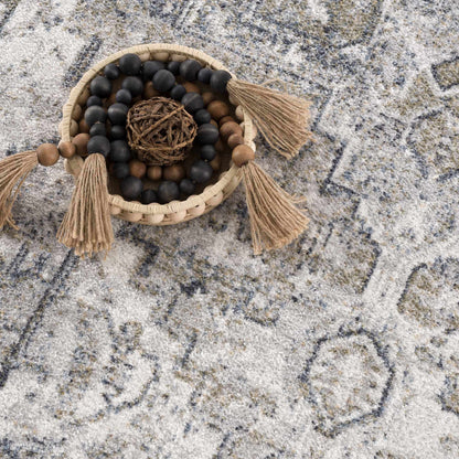 Hera Olive Washable Flat Pile Rug - Stylish  Easy to Clean