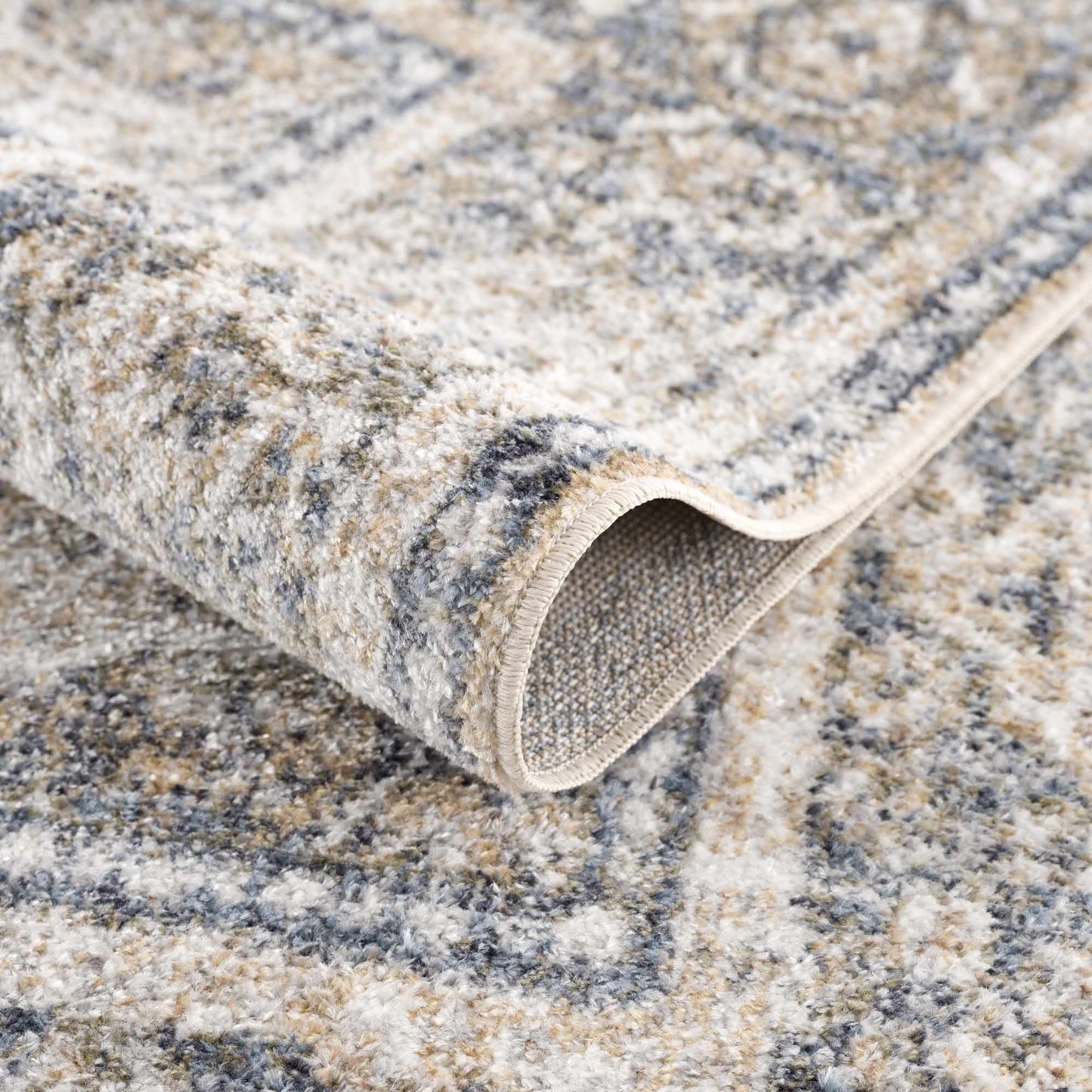 Washable Flat Pile Area Rug - Soft Durable Stylish Rug for Any Room