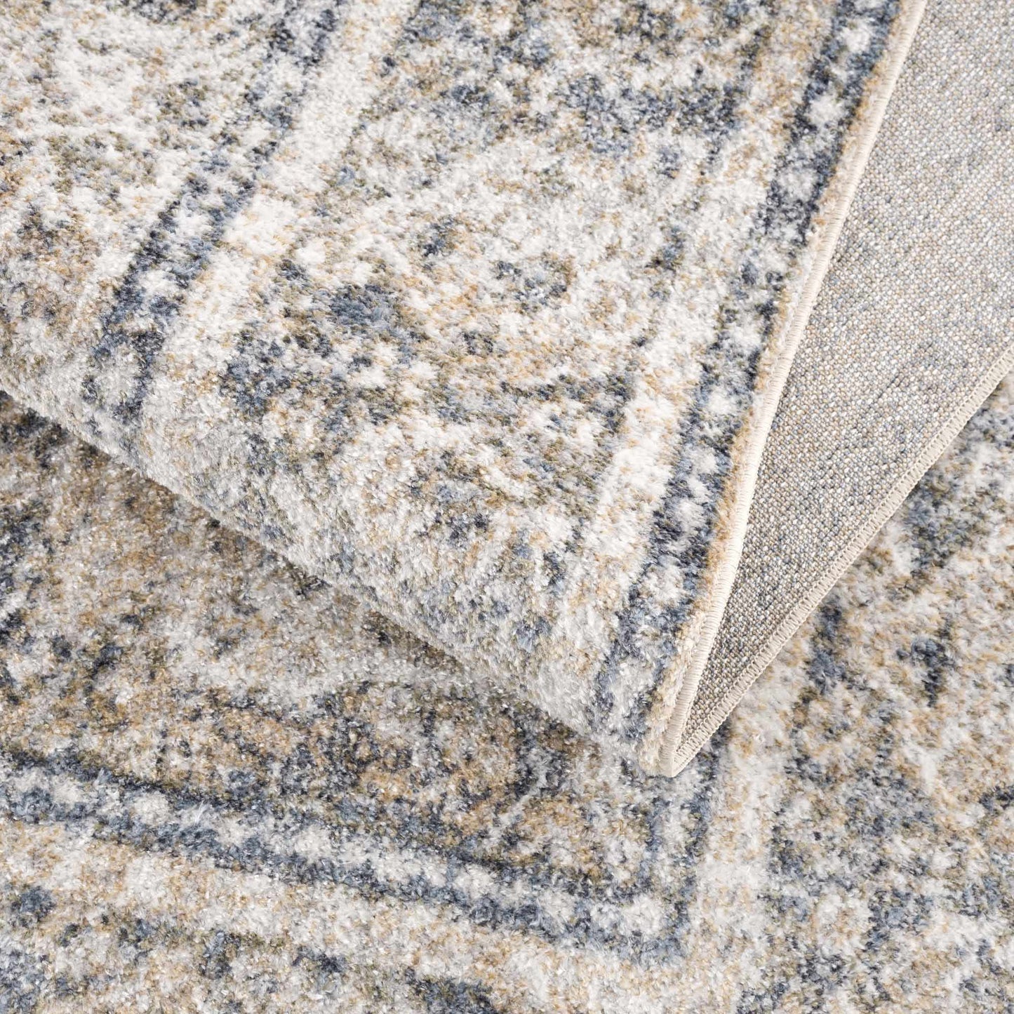 Washable Flat Pile Area Rug - Soft Durable Stylish Rug for Any Room