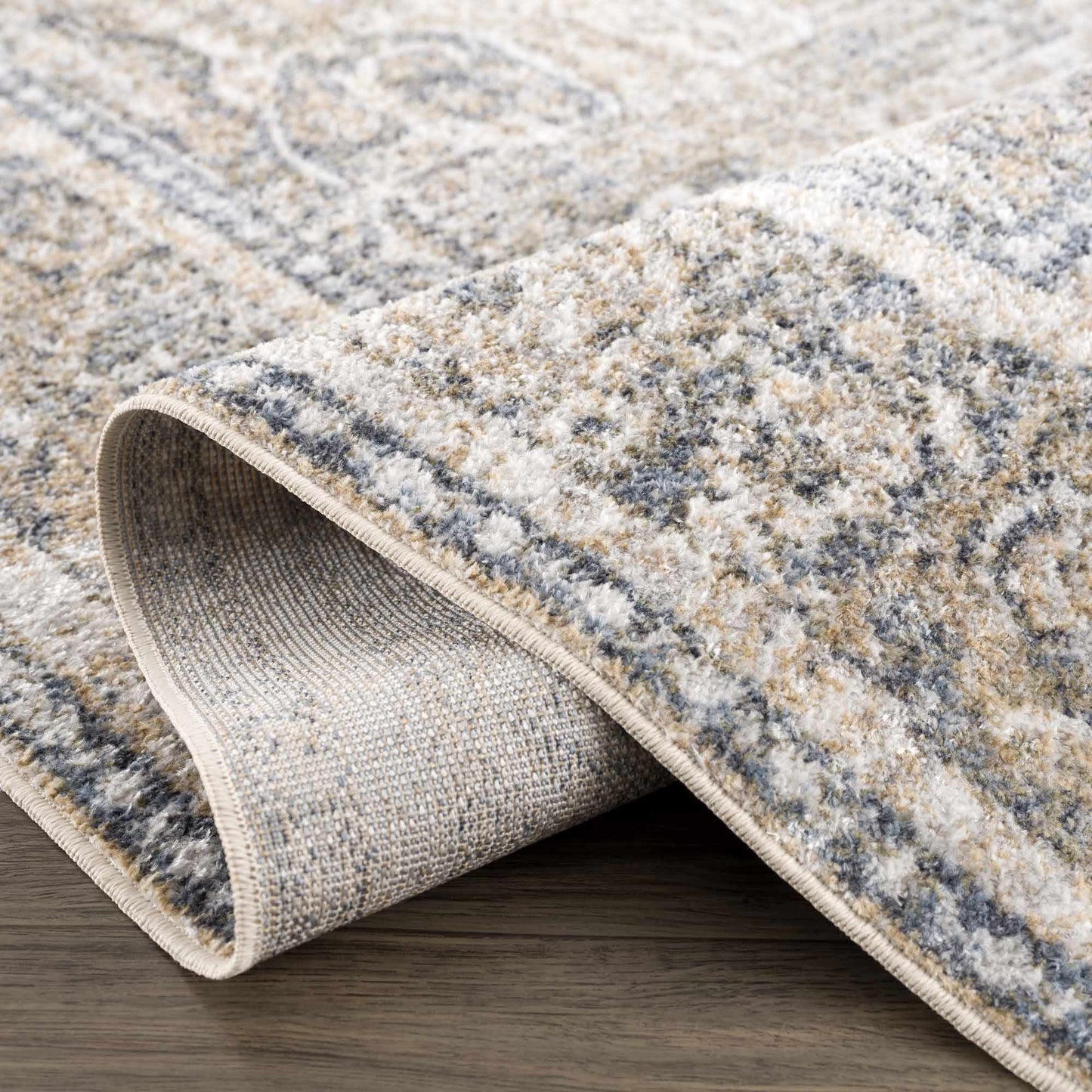Washable Flat Pile Area Rug - Soft Durable Stylish Rug for Any Room