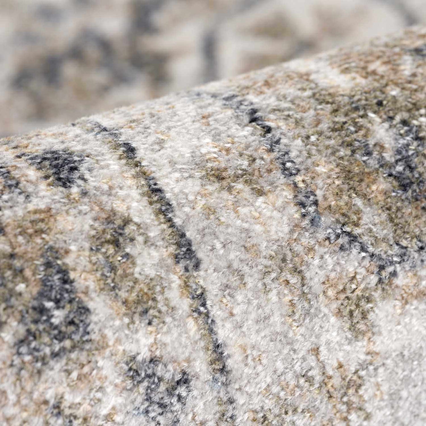 Beige Washable Flat Pile Rug - Stylish Home Décor