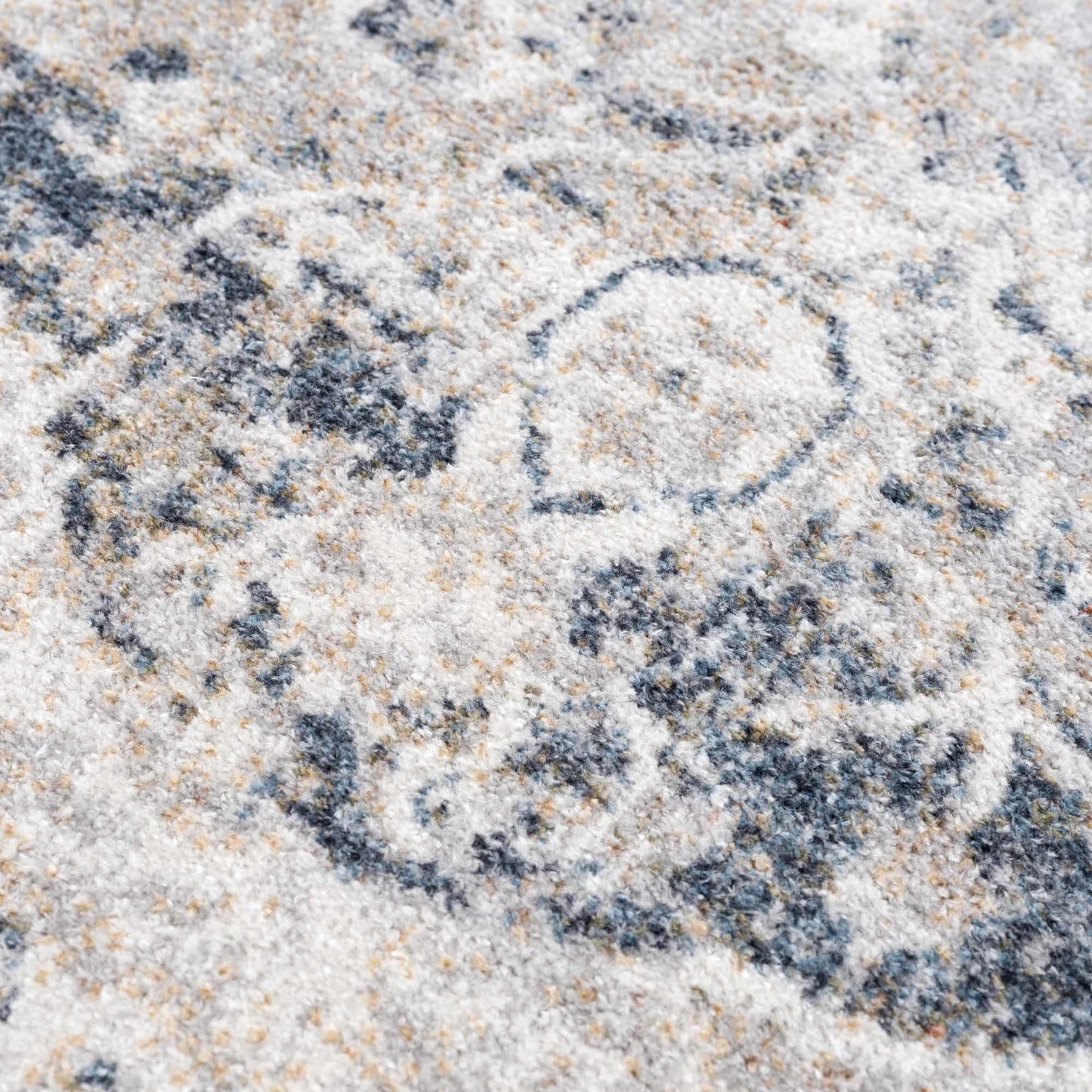 Washable Modern Area Rug - Soft Durable Flat Pile Design