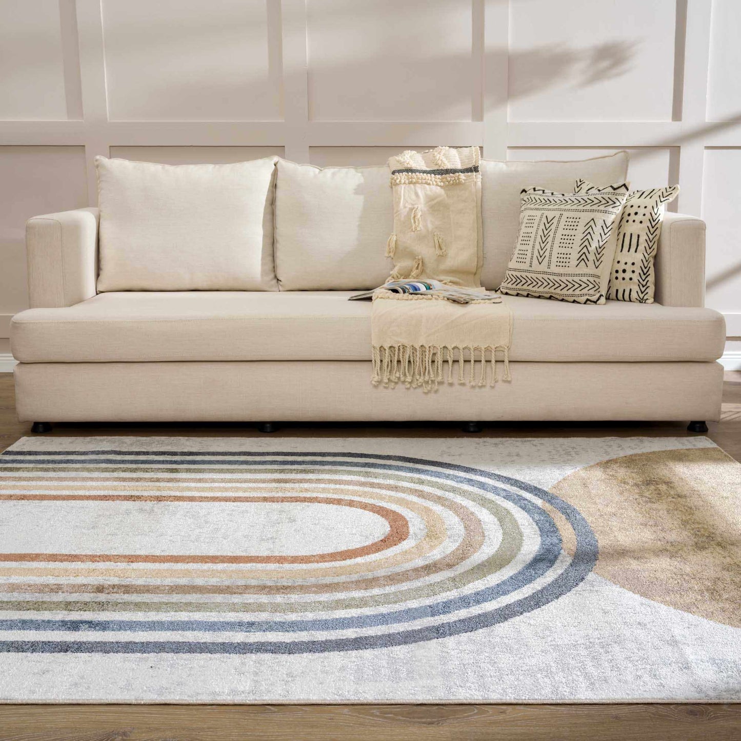 Giza Washable Area Rug - Soft Durable Home Décor for Any Room