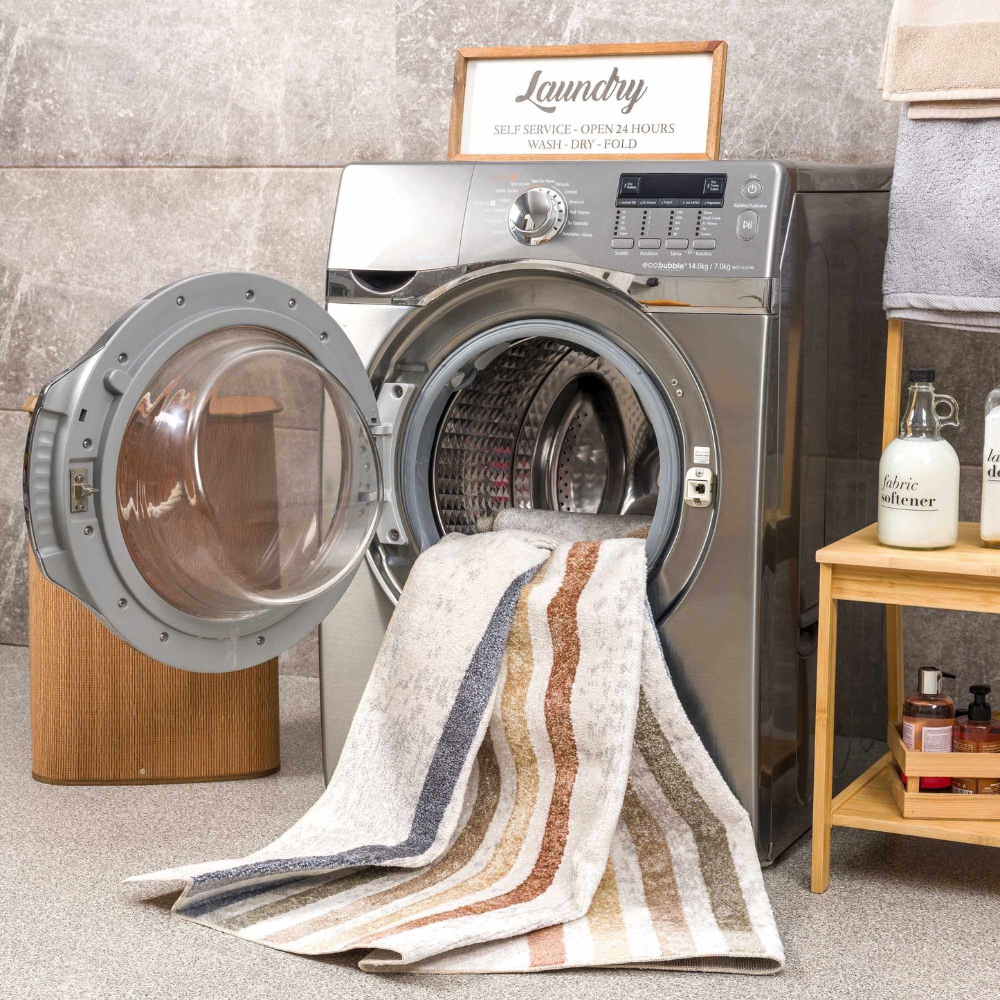 Giza Washable Area Rug - Soft Durable Home Décor for Any Room