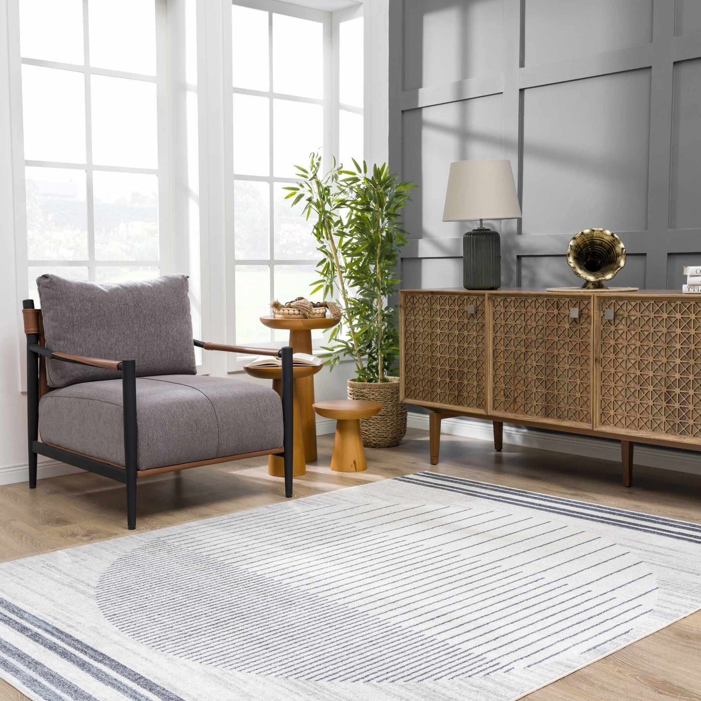 Thad Washable Area Rug - Soft Durable Stylish Floor Covering