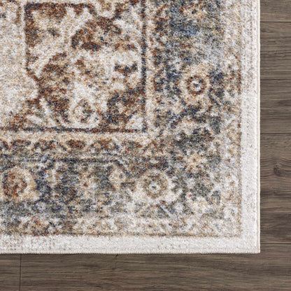 Heritage Washable Area Rug - Classic Flat Pile Design for Easy Care