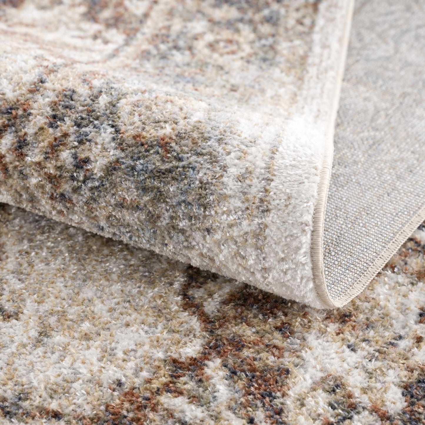 Heritage Washable Area Rug - Classic Flat Pile Design for Easy Care