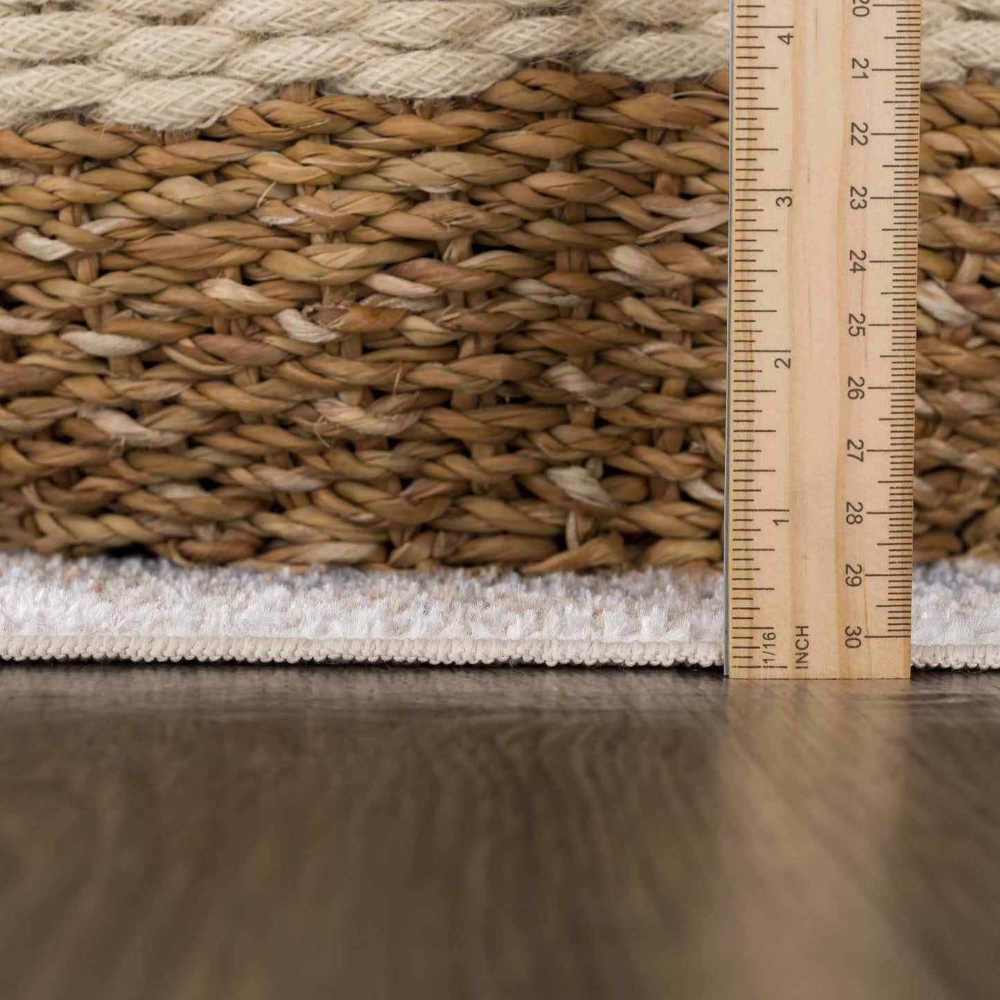 Heritage Washable Area Rug - Classic Flat Pile Design for Easy Care