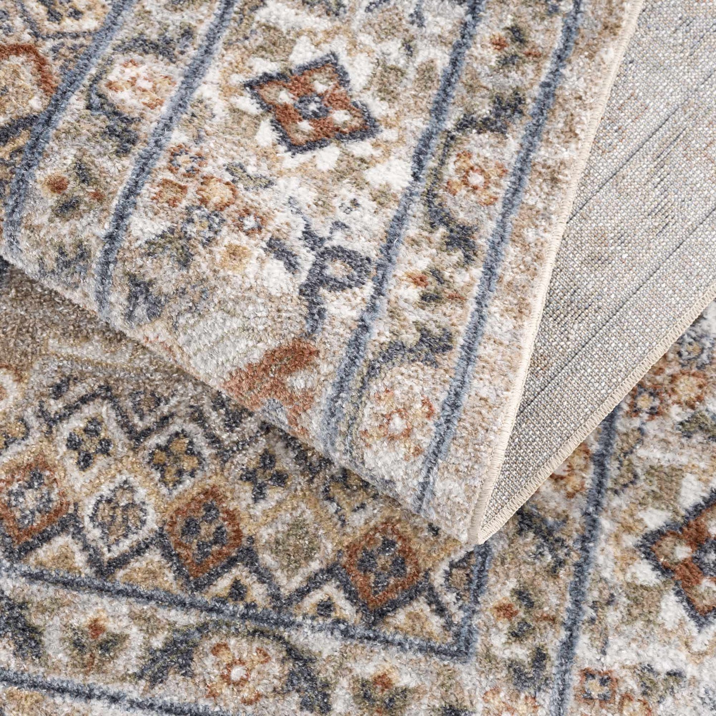 Washable Flat Pile Area Rug - Stylish  Easy to Clean