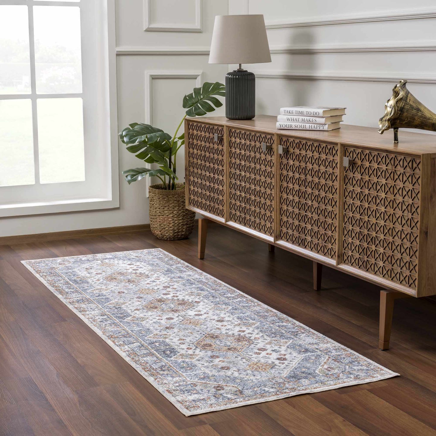 Afya easy-care washable rug