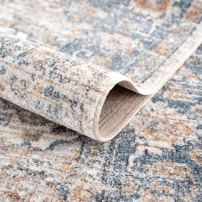 Washable Flat Pile Area Rug - Soft Durable Stylish Home Decor