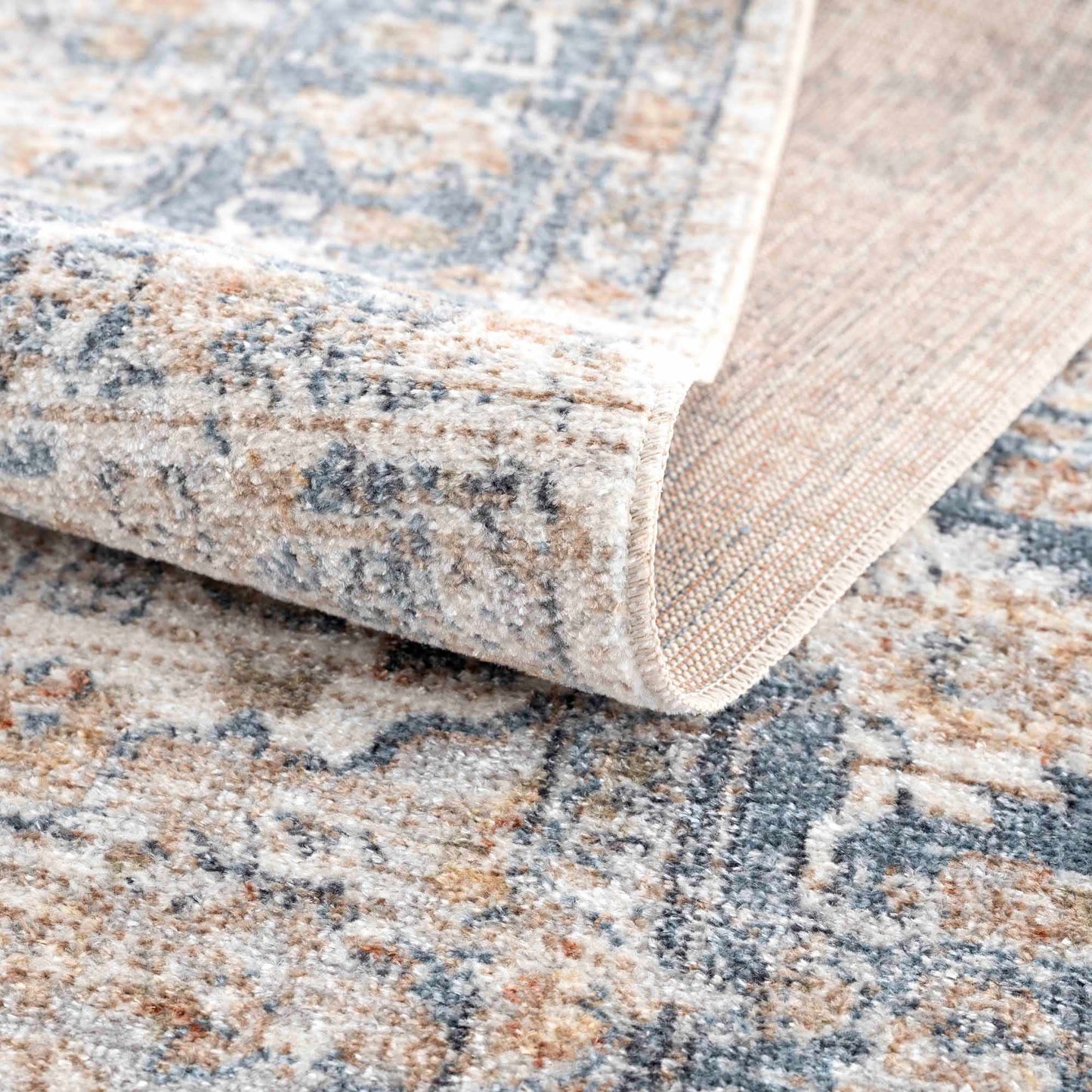 Washable Flat Pile Area Rug - Soft Durable Stylish Home Decor