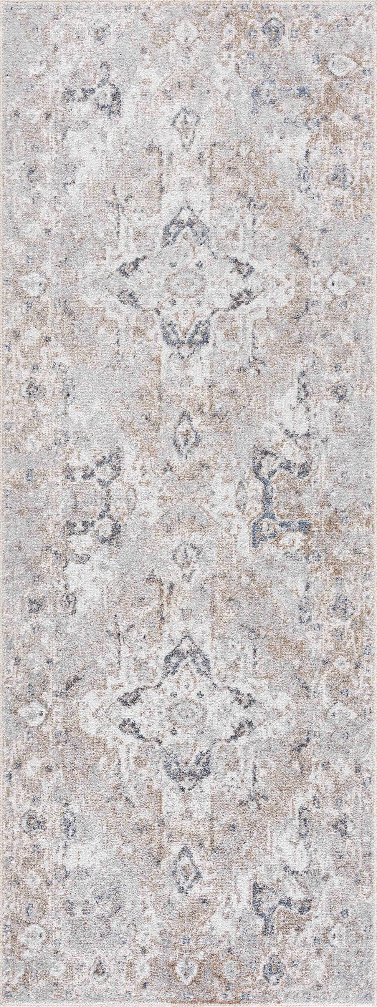 Washable Flat Pile Area Rug - Soft Durable Home Decor