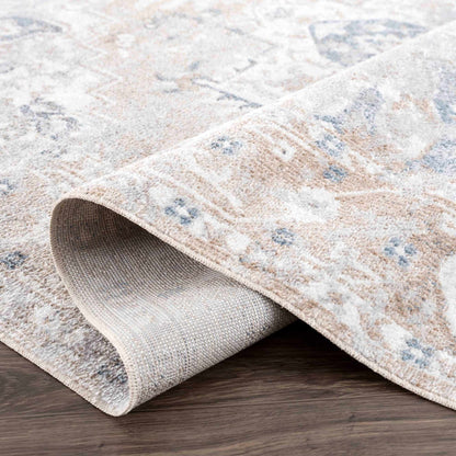 Washable Flat Pile Area Rug - Soft Durable Home Decor