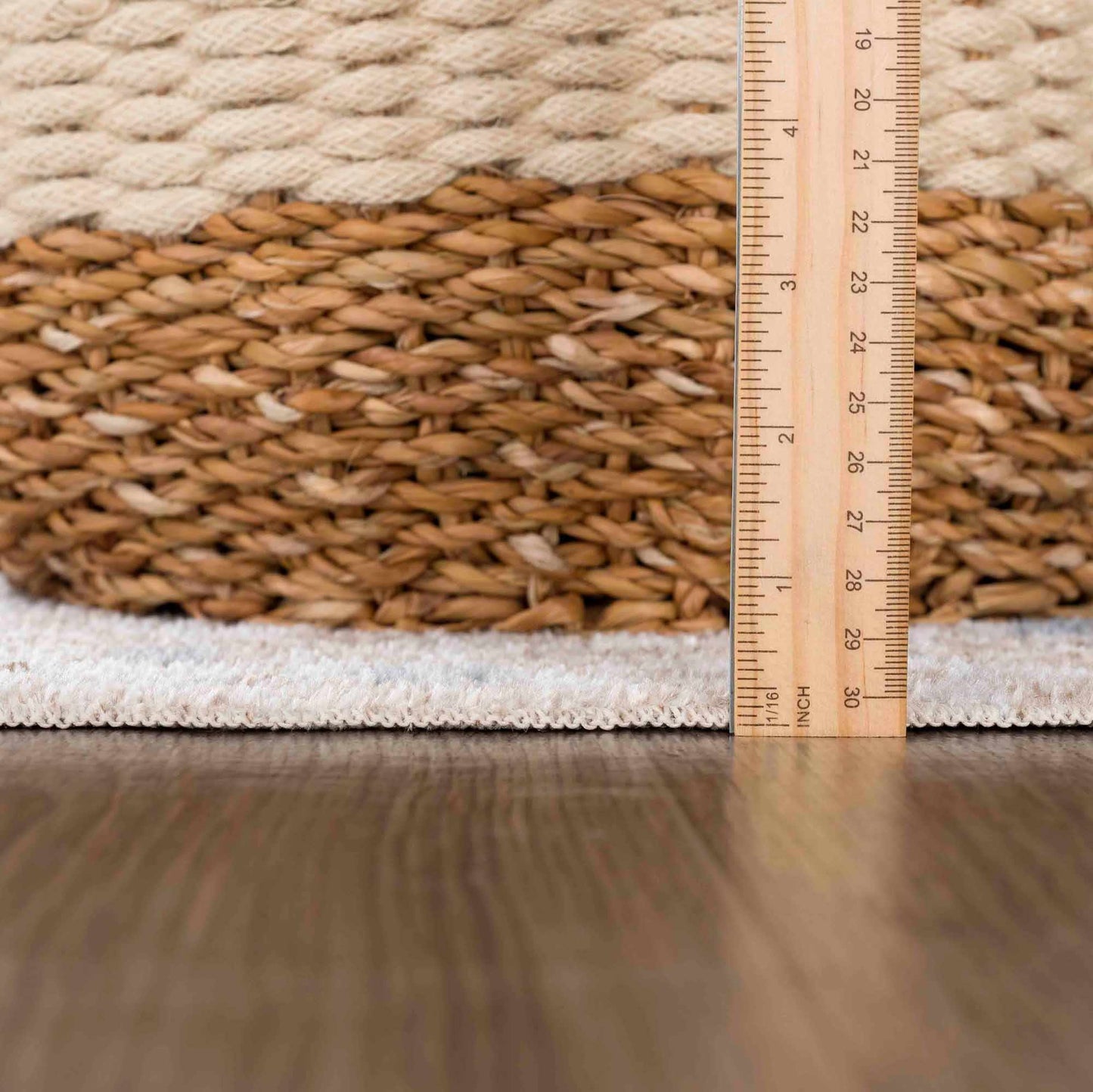 Washable Flat Pile Area Rug - Soft Durable Home Decor