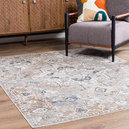 Washable Flat Pile Area Rug - Soft Durable Home Decor