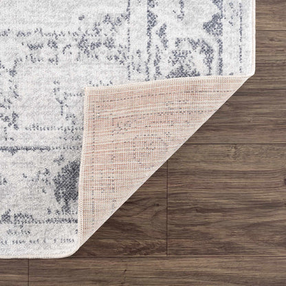 Washable Flat Pile Rug - Stylish Durable Home Decor in Akram Antrasit