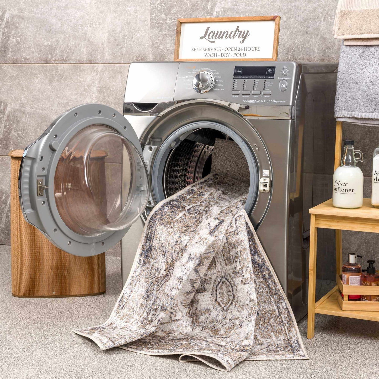 Hera Washable Area Rug - Soft Stylish Floor Decor