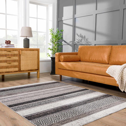 Middlestown Washable Area Rug - Stylish Durable Easy Clean Rug for Any Room