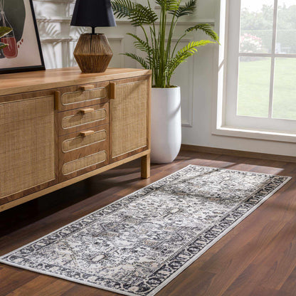 Washable Area Rug - Stylish Durable Easy Clean Rug for Any Room
