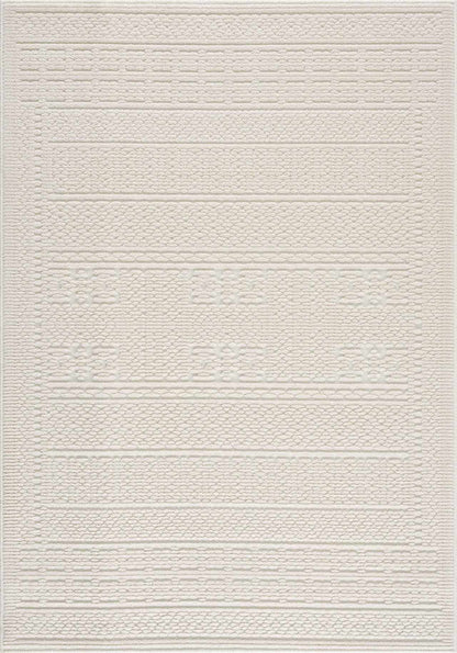 Bahar Cream Washable Area Rug - Stylish Home Décor