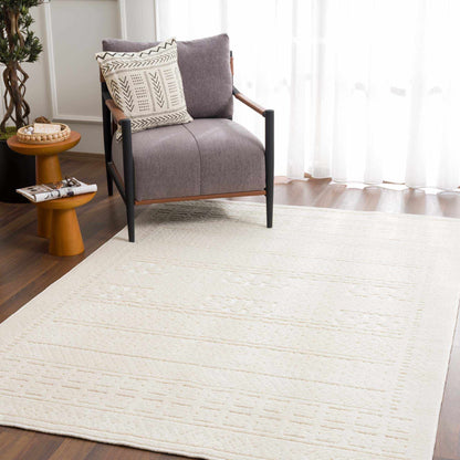Bahar Cream Washable Area Rug - Stylish Home Décor