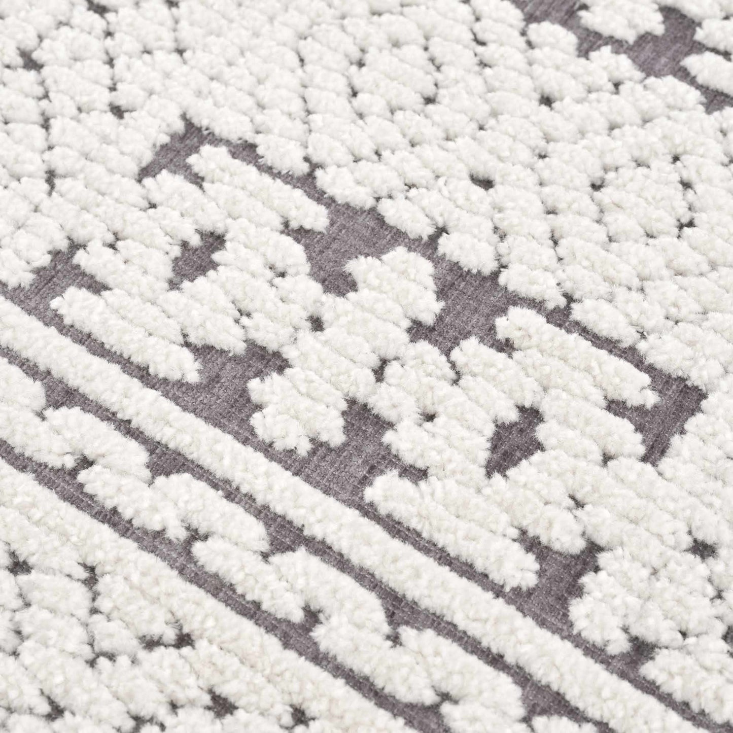 Cream Gray Washable Area Rug - Clearance Sale