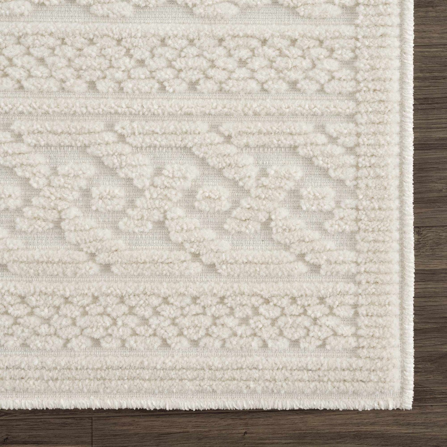 3D White Washable Rug - Stylish Durable Easy to Clean