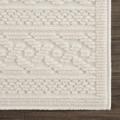 3D White Washable Rug - Stylish Durable Easy to Clean
