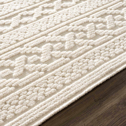 3D White Washable Rug - Stylish Durable Easy to Clean