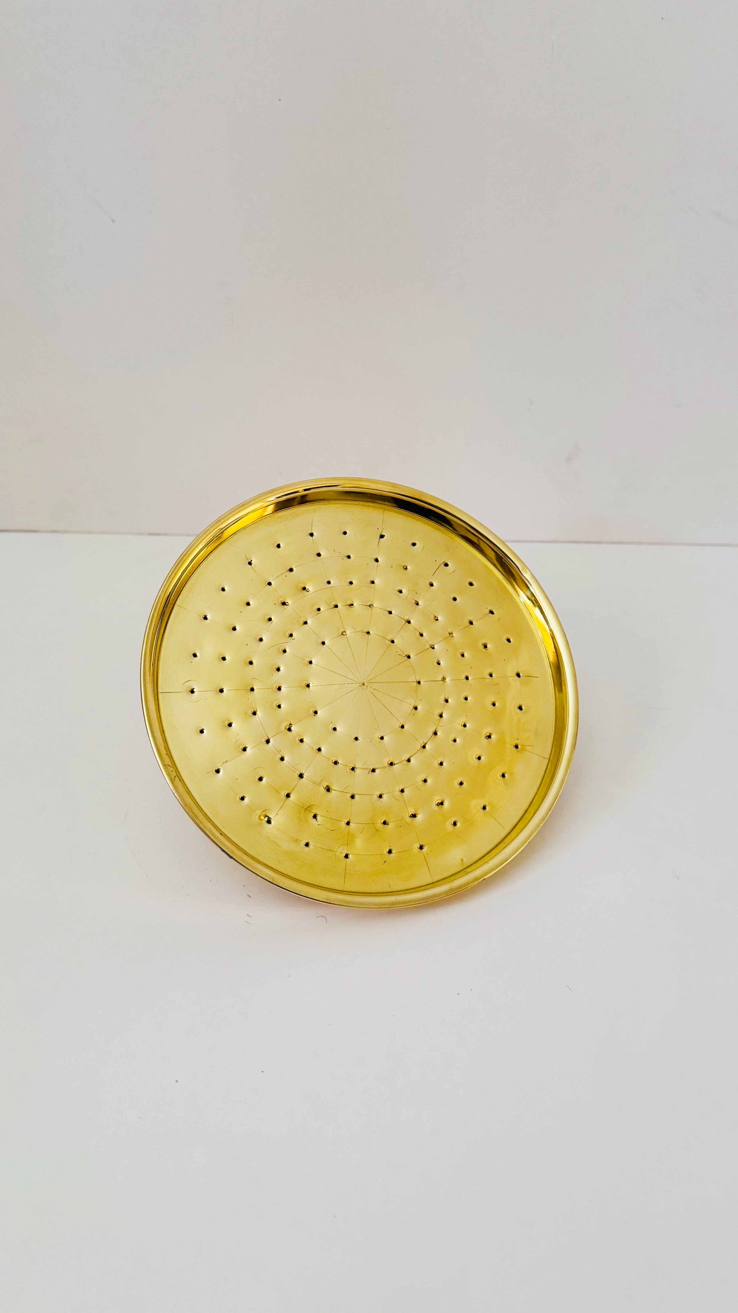 Large Round Brass