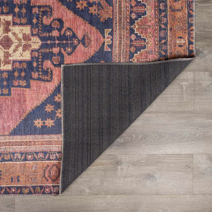 Vintage Washable Flat Pile Rug - Malamote Collection for Stylish Decor