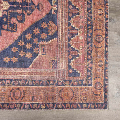 Vintage Washable Flat Pile Rug - Malamote Collection for Stylish Decor