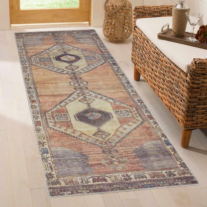 Medinah Washable Area Rug - Soft Durable Stylish Floor Covering