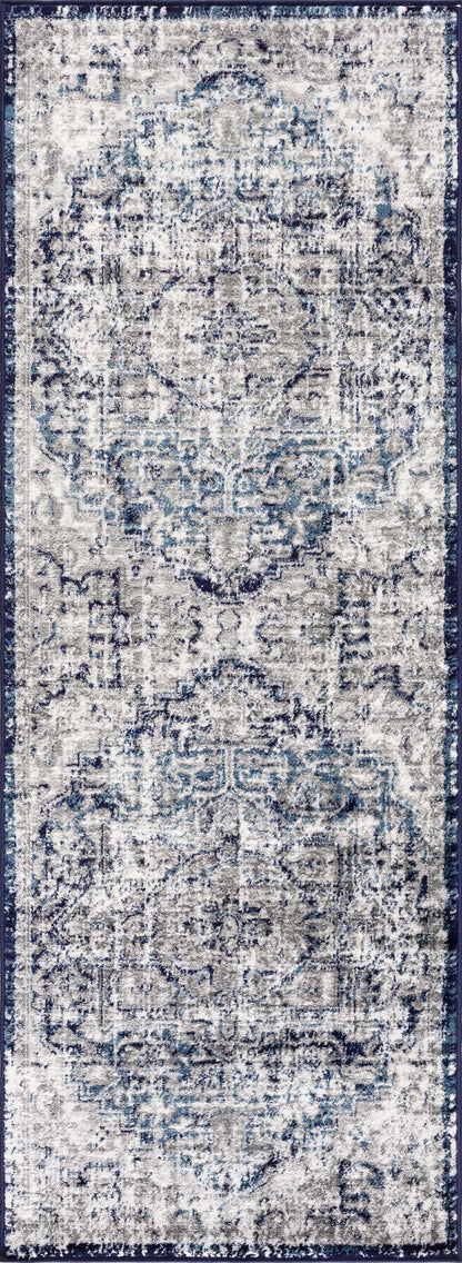 Navy Area Rug - Elegant Modern Design for Contemporary Spaces