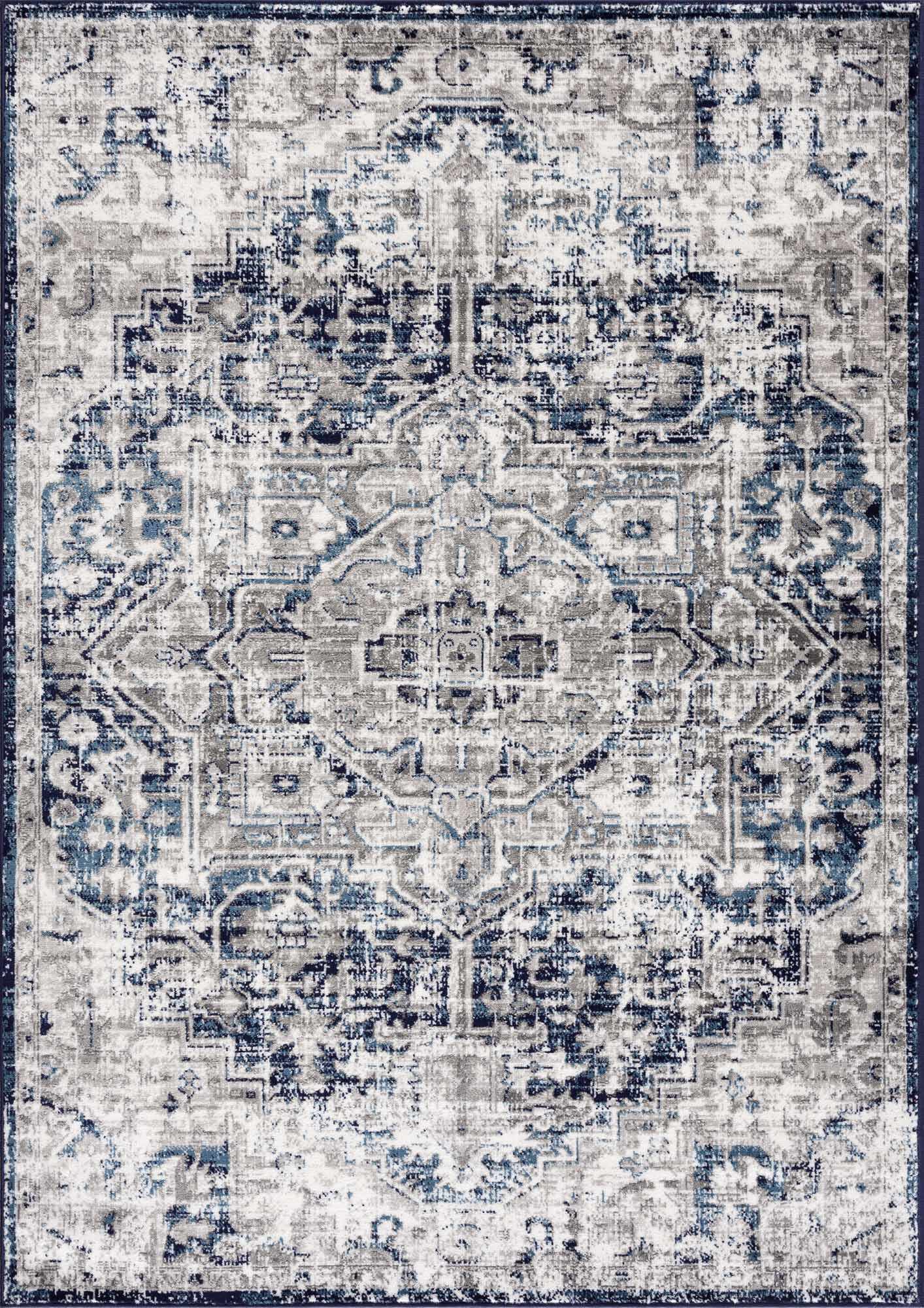 Navy Area Rug - Elegant Modern Design for Contemporary Spaces