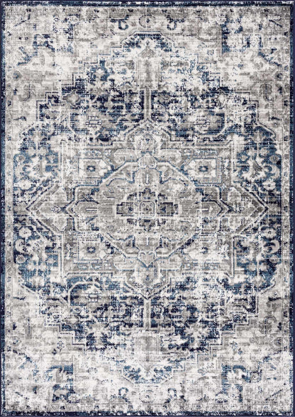 Navy Area Rug - Elegant Modern Design for Contemporary Spaces